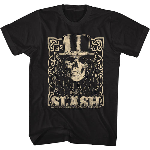 Slash Special Order Slash Skull Cream Adult Short-Sleeve T-Shirt