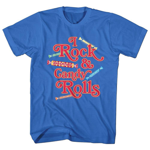 Smarties Special Order I Rock Candy Rolls Adult S/S T-Shirt