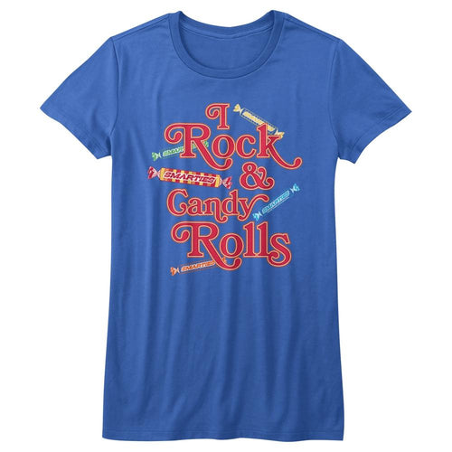 Smarties Special Order I Rock Candy Rolls Juniors S/S T-Shirt