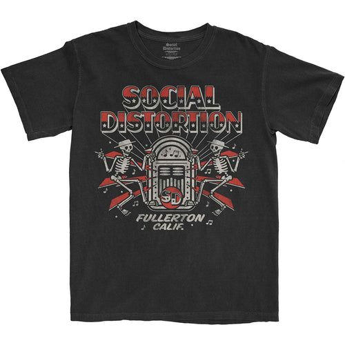Social Distortion Jukebox Skelly Unisex T-Shirt - Special Order