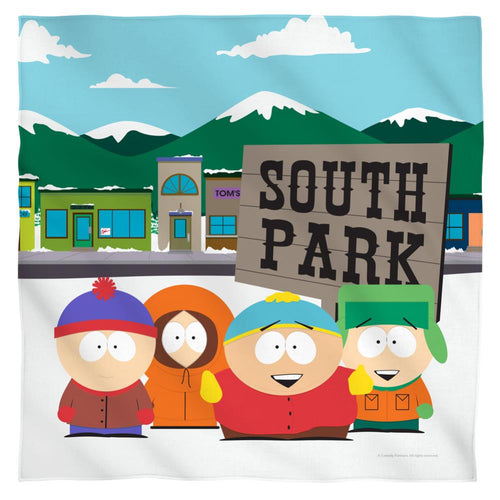 South Park Boys And Sign Polyester Bandana