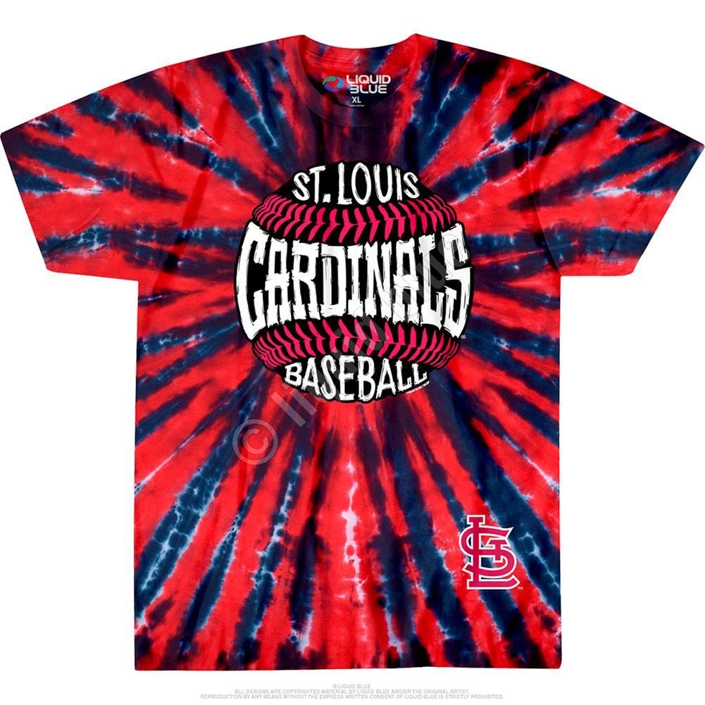 St. Louis Cardinals Burst Tie-Dye T-Shirt – RockMerch