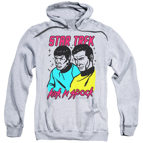 Star Trek Kirk N Spock Men's Pull-Over 75 25 Poly Hoodie