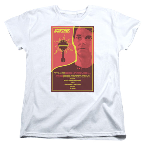 Star Trek TNG Season 1 Episode 21 Women's 18/1 Cotton Short-Sleeve T-Shirt