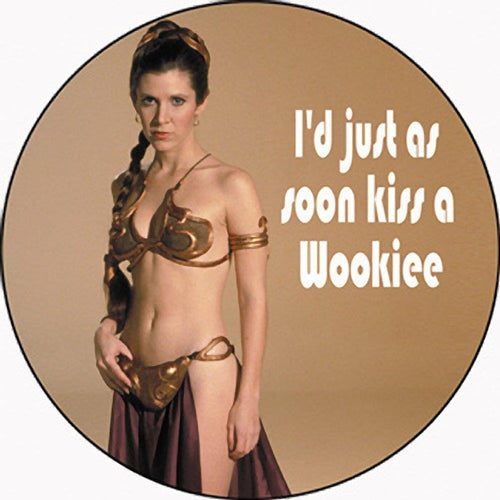Star Wars Kiss A Wookie Button