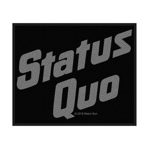 Status Quo Logo Standard Woven Patch
