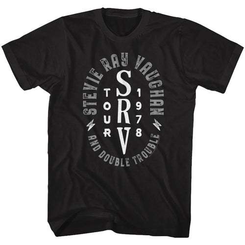 Stevie Ray Vaughan SRV 78 Adult Short-Sleeve T-Shirt