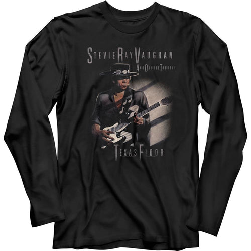 Stevie Ray Vaughan Texas Flood Too Adult Long-Sleeve T-Shirt