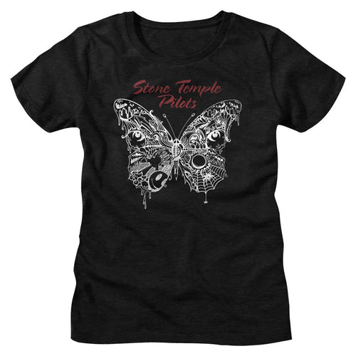 Stone Temple Pilots Special Order Butterfly Ladies Short-Sleeve T-Shirt