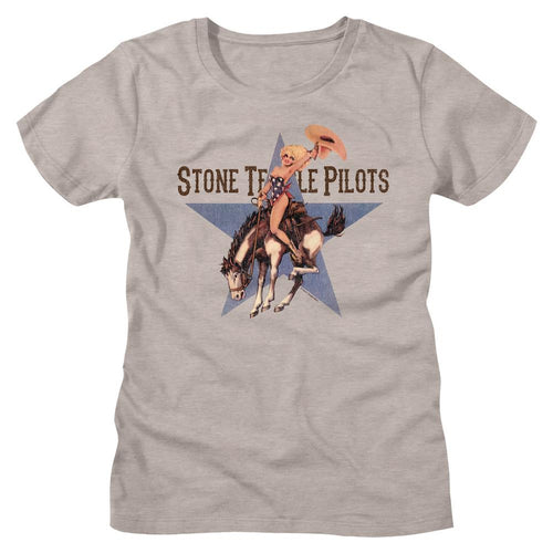 Stone Temple Pilots Special Order Riding Bronco Ladies Short-Sleeve T-Shirt