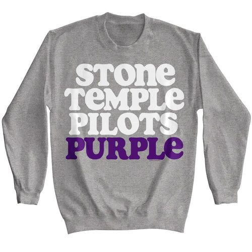 Stone Temple Pilots Stp Purple Adult Long-Sleeve Sweatshirt