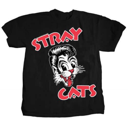 Stray Cats Cat Head Logo Men's T-Shirt