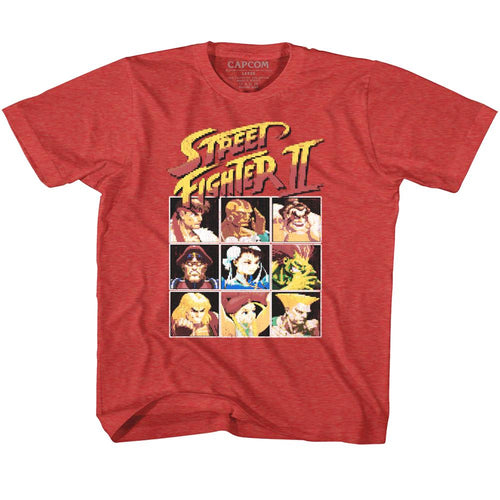 Street Fighter 8Bit Toddler Short-Sleeve T-Shirt