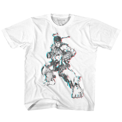 Street Fighter Glitch Fighter T-Shirt