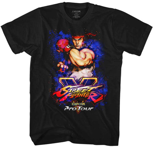 Street Fighter Special Order Pro Tour - Ryu Adult S/S T-Shirt