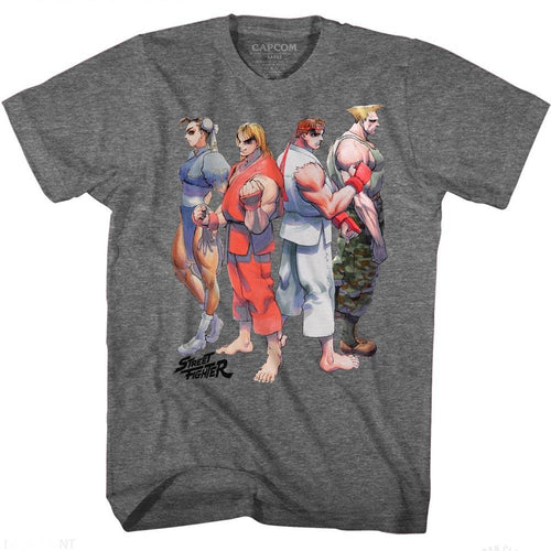 Street Fighter Special Order Sf2 Lineup Adult S/S T-Shirt