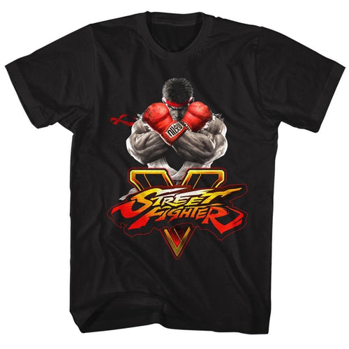 Street Fighter Sfv Key Adult Short-Sleeve T-Shirt