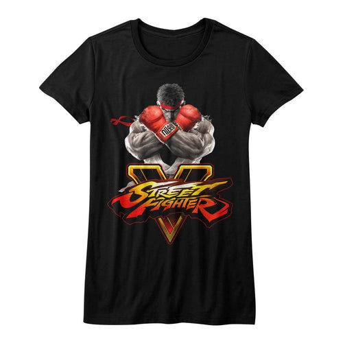 Street Fighter Sfv Key Juniors Short-Sleeve T-Shirt