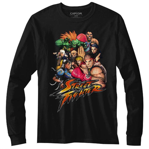 Street Fighter Stftr Adult Long-Sleeve T-Shirt