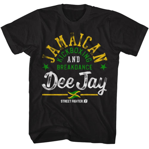 Street Fighter Dee Jay Jamaican Adult Short-Sleeve T-Shirt