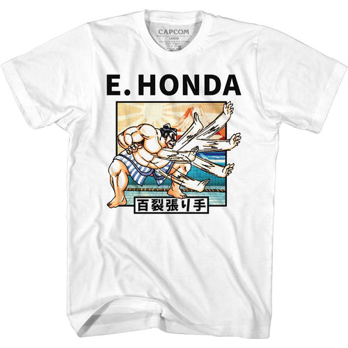 Street Fighter Special Order E. Honda Slaps Adult Short-Sleeve T-Shirt