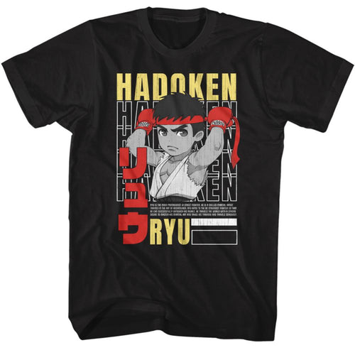 Street Fighter Special Order Hadoken Repeat Adult Short-Sleeve T-Shirt