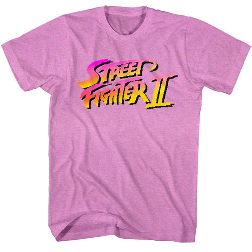 Street Fighter Pixel Fighter Adult Short-Sleeve T-Shirt