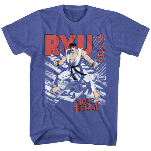 Street Fighter Ryu Adult Short-Sleeve T-Shirt