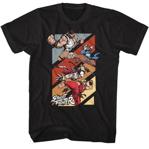 Street Fighter Special Order Street Fighter Four Fighters Adult Short-Sleeve T-Shirt