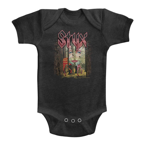 Styx Special Order The Grand Illusion Infant S/S Heather Bodysuit