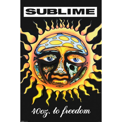 Sublime 40 Oz To Freedom Poster - 24 In x 36 In Posters & Prints