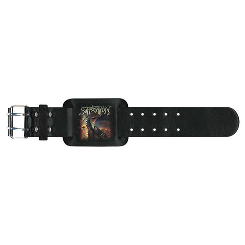 Suffocation Pinnacle of Bedlam Leather Wrist Strap