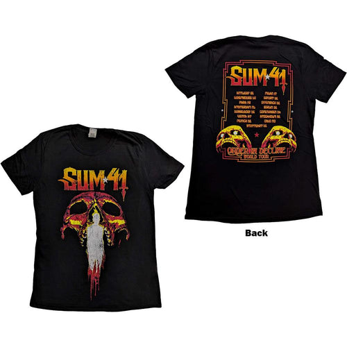 Sum 41 Order In Decline Tour 2020 Candle Skull Unisex T-Shirt