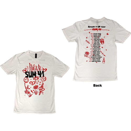 Sum 41 Sketches European Tour 2022 Unisex T-Shirt