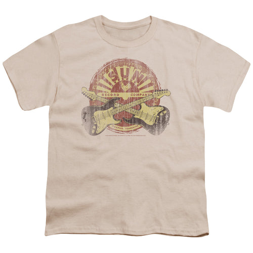 Sun Records Crossed Guitars Youth 18/1 100% Cotton Short-Sleeve T-Shirt