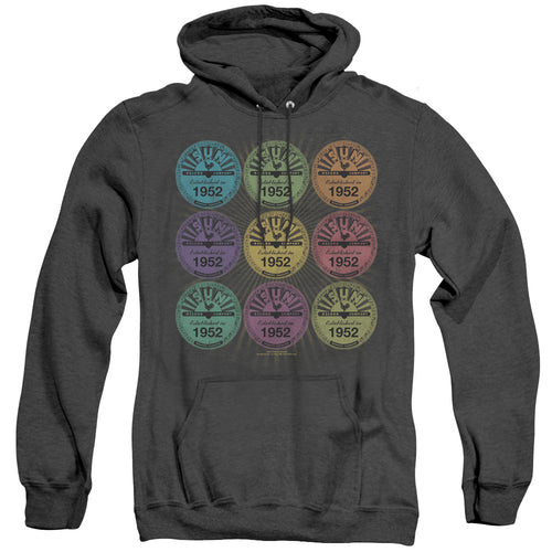 Sun Records Rocking Color Block Men's Pull-Over Hoodie