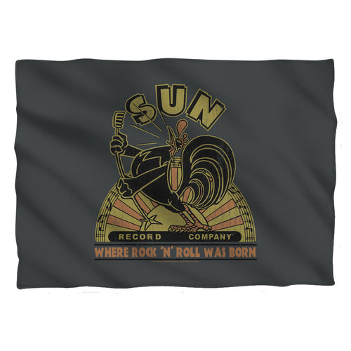Sun Records Sun Rooster 100% Polyester Pillow Case (Pillow Not Included)