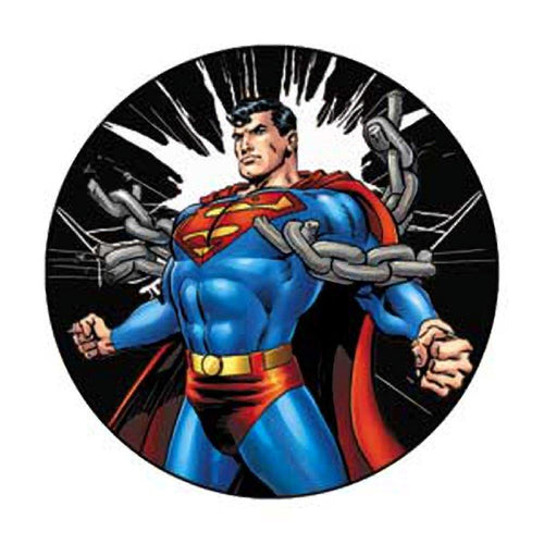 Superman Chains Button