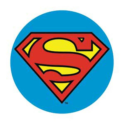 Superman Logo Button