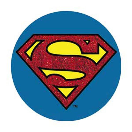Superman Sparkle Logo Button
