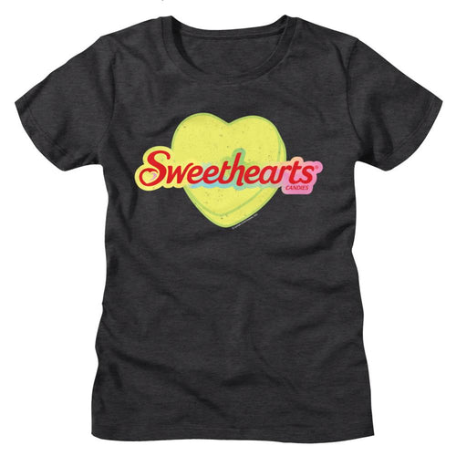 Sweethearts Special Order Logo And Heart Ladies Short-Sleeve T-Shirt