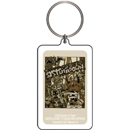 System Of A Down Monsters Lucite Keychain 