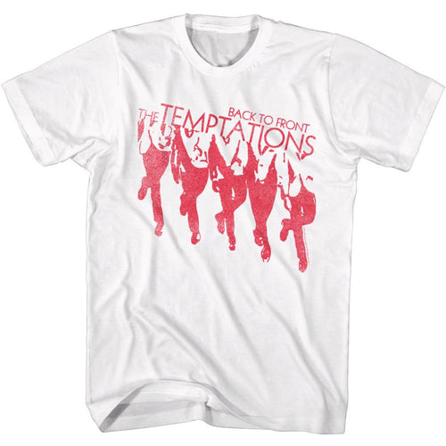 Temptations Special Order Temptations Back To Front Adult Short-Sleeve T-Shirt