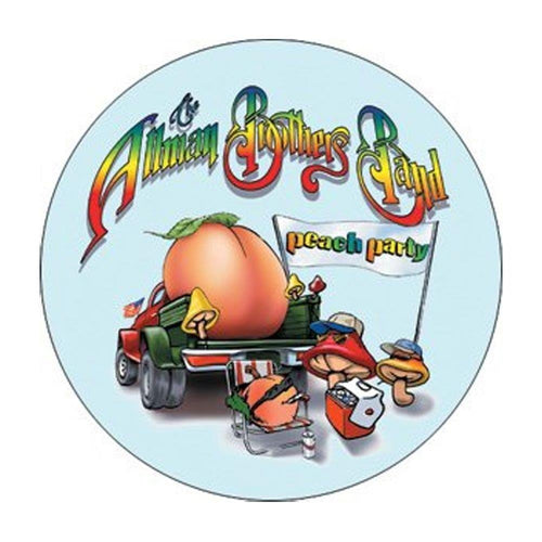 Allman Brothers Peach Party Button