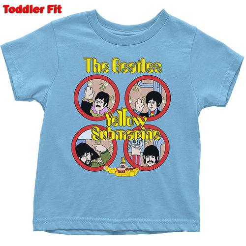 The Beatles Yellow Submarine Portholes Kids Toddler T-Shirt - Special Order