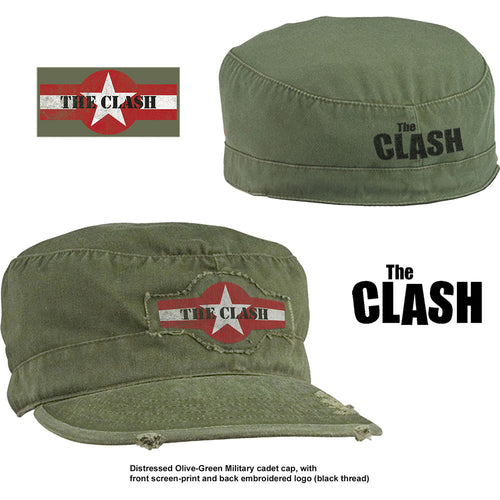 The Clash Star Logo Unisex Military Cap