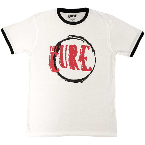 The Cure Circle Logo Unisex Ringer T-Shirt