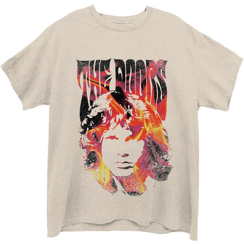 The Doors Jim Face Fire Unisex T-Shirt