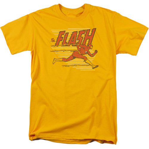 The Flash Speed Lines Men's 18/1 Cotton SS T
