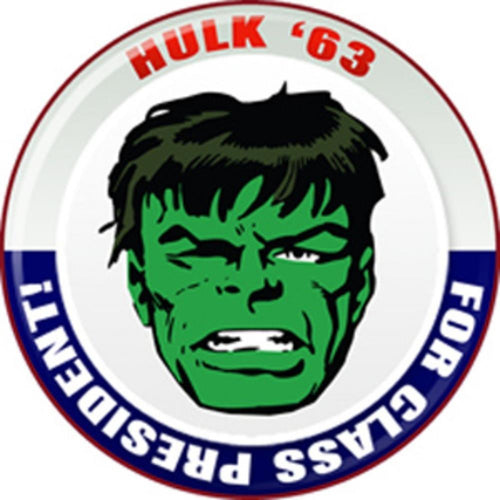 The Hulk President Button